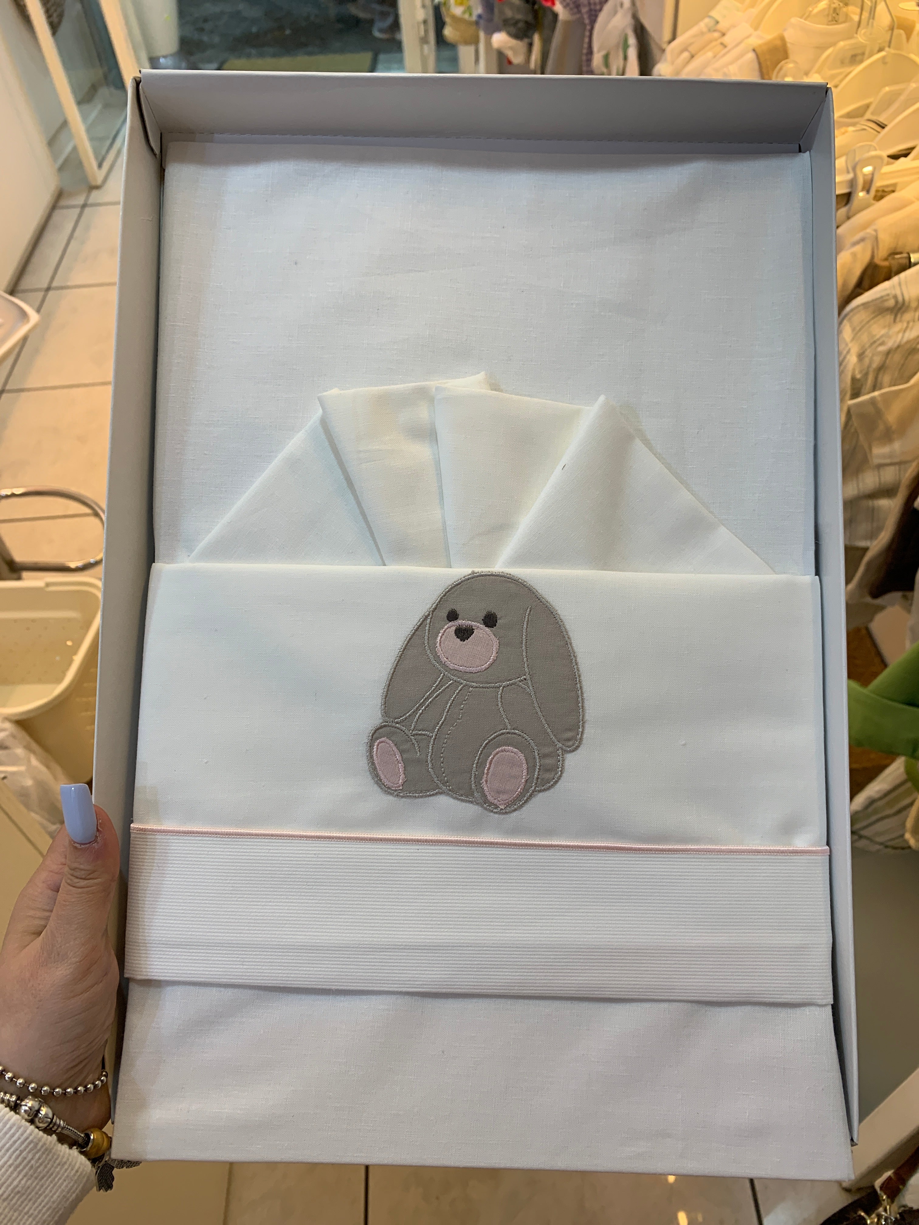 Set Lenzuola Bimba coniglio seduto