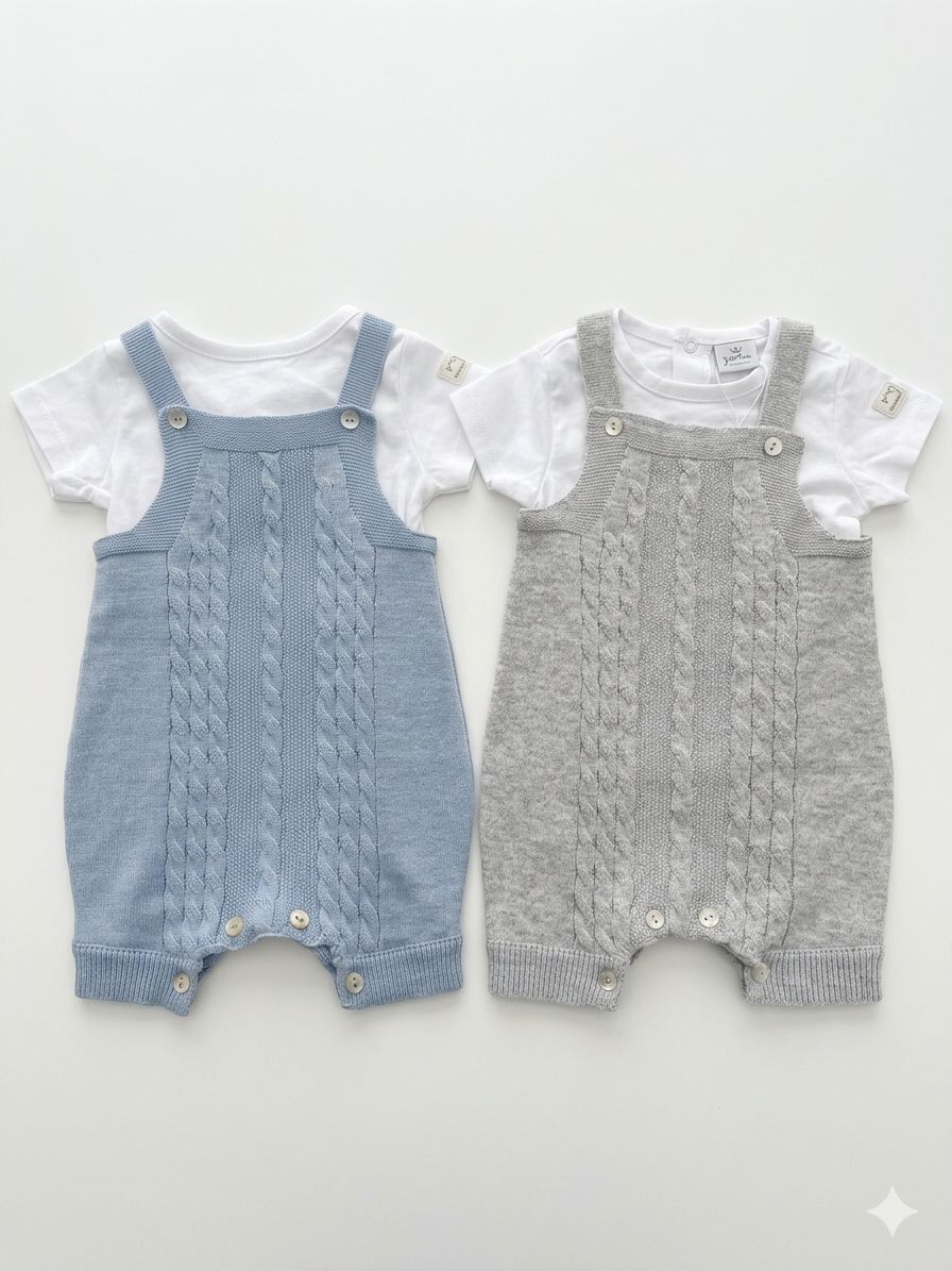 Salopette con maglia mini yatsi