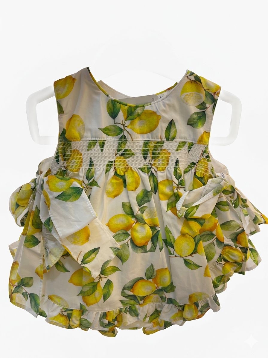 abito con fiocchi fantasia sorrento