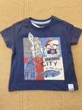 Maglia blu city view