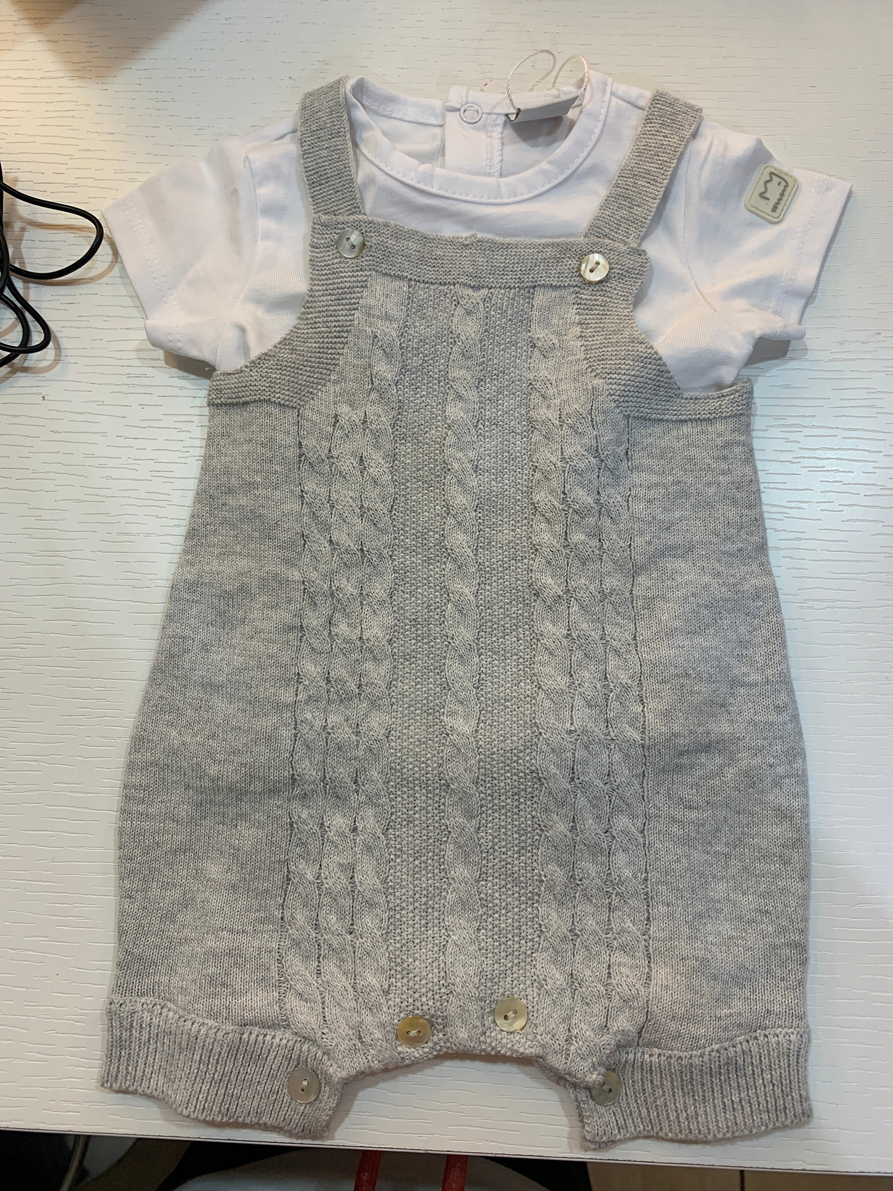 Salopette con maglia mini yatsi