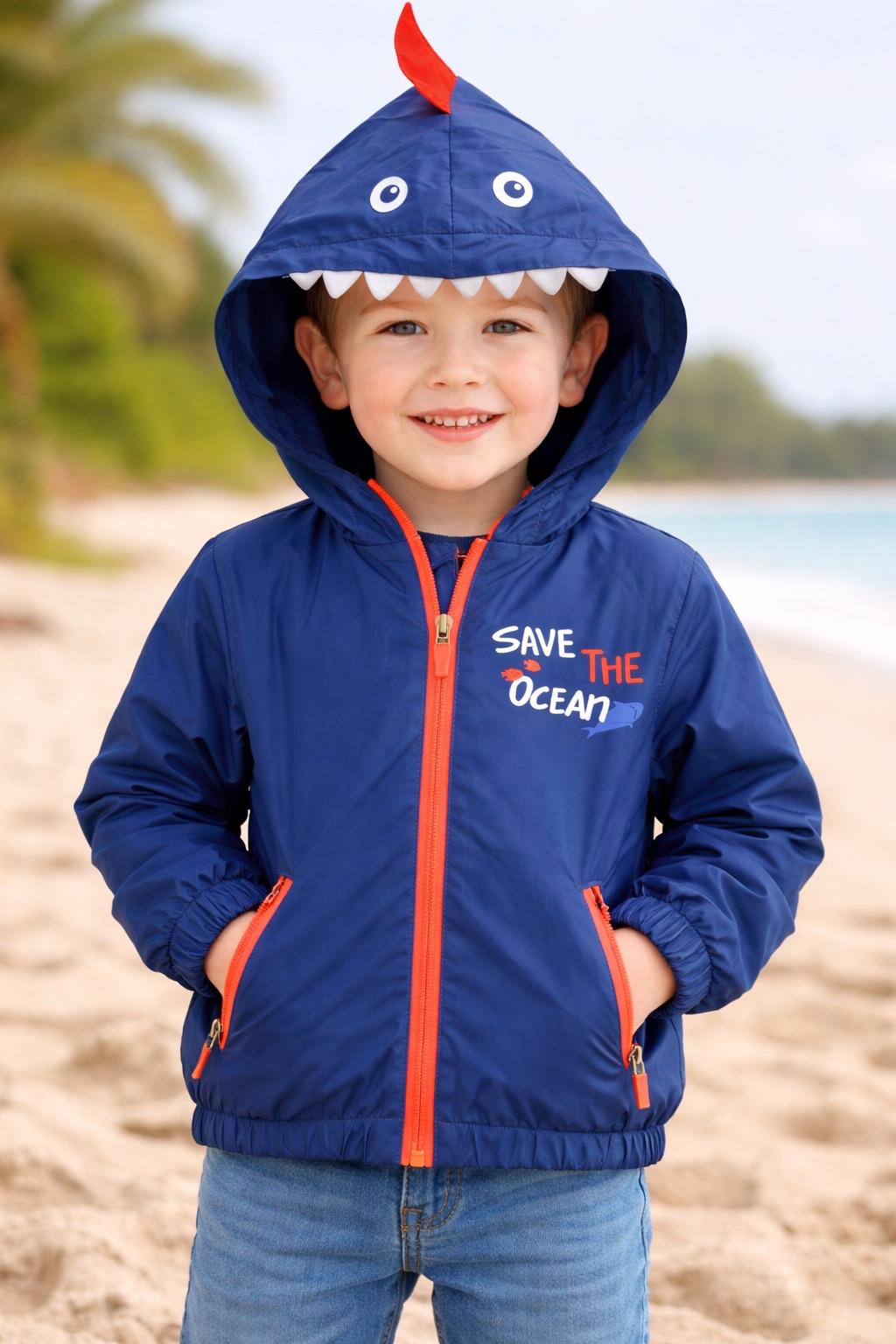 Anti-vento blu squalo